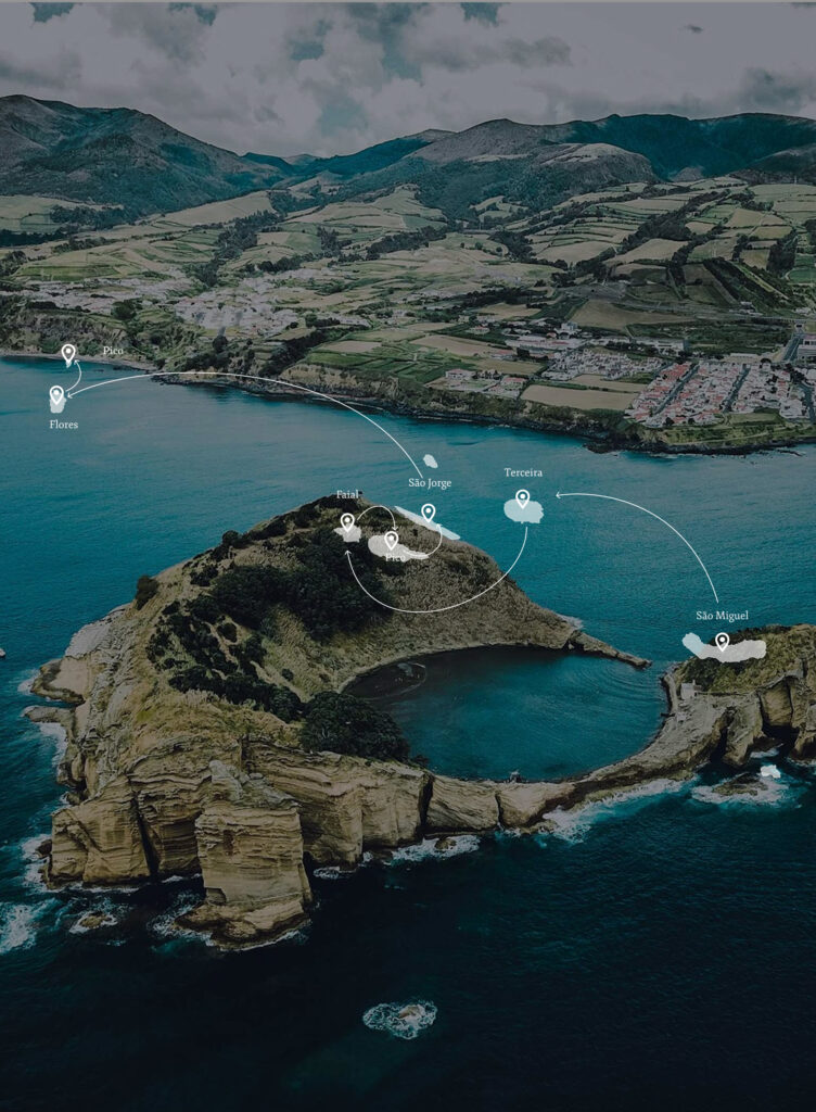 azoren inselhopping reiseroute