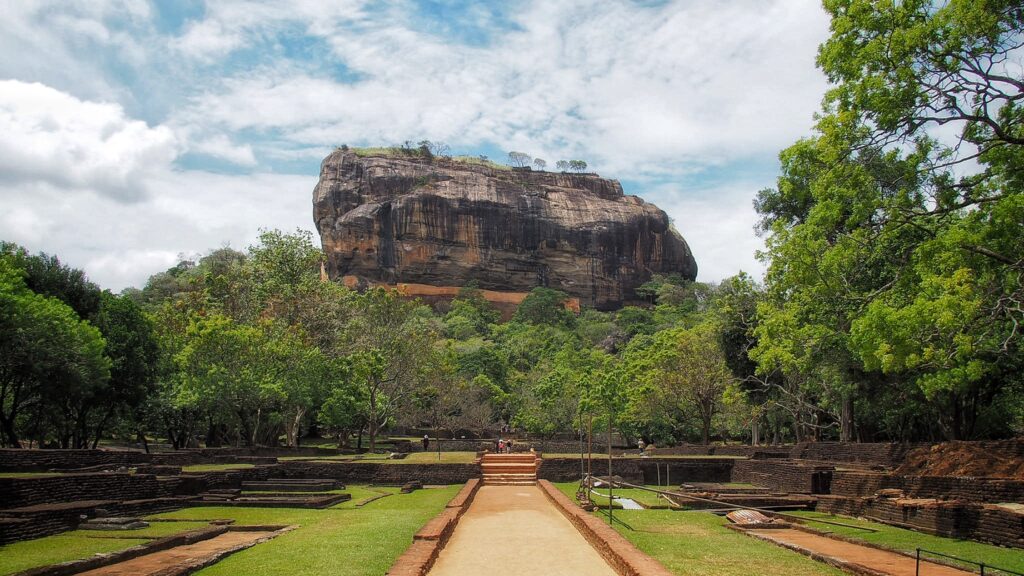 sigiriya, lion rock, sri lanka reiseroute
