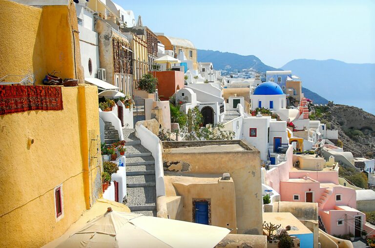 santorini, reiseziele valentinstag