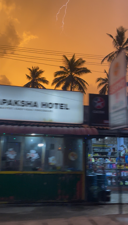 gewitter in trincomalee, reisebeicht trincomalee