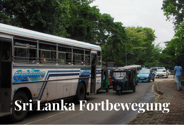 fortbewegung sri lanka