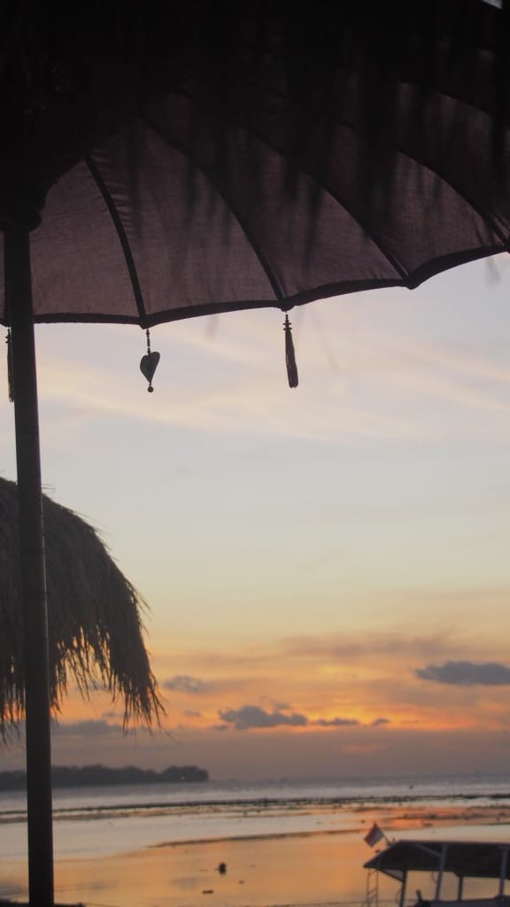 gili inseln Sonnenuntergang, tipps für 9 tage auf den Gili inseln