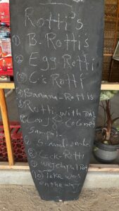 In & Out Roti, vegane Lieblingsrestaurants Arugam Bay, Sri Lanka